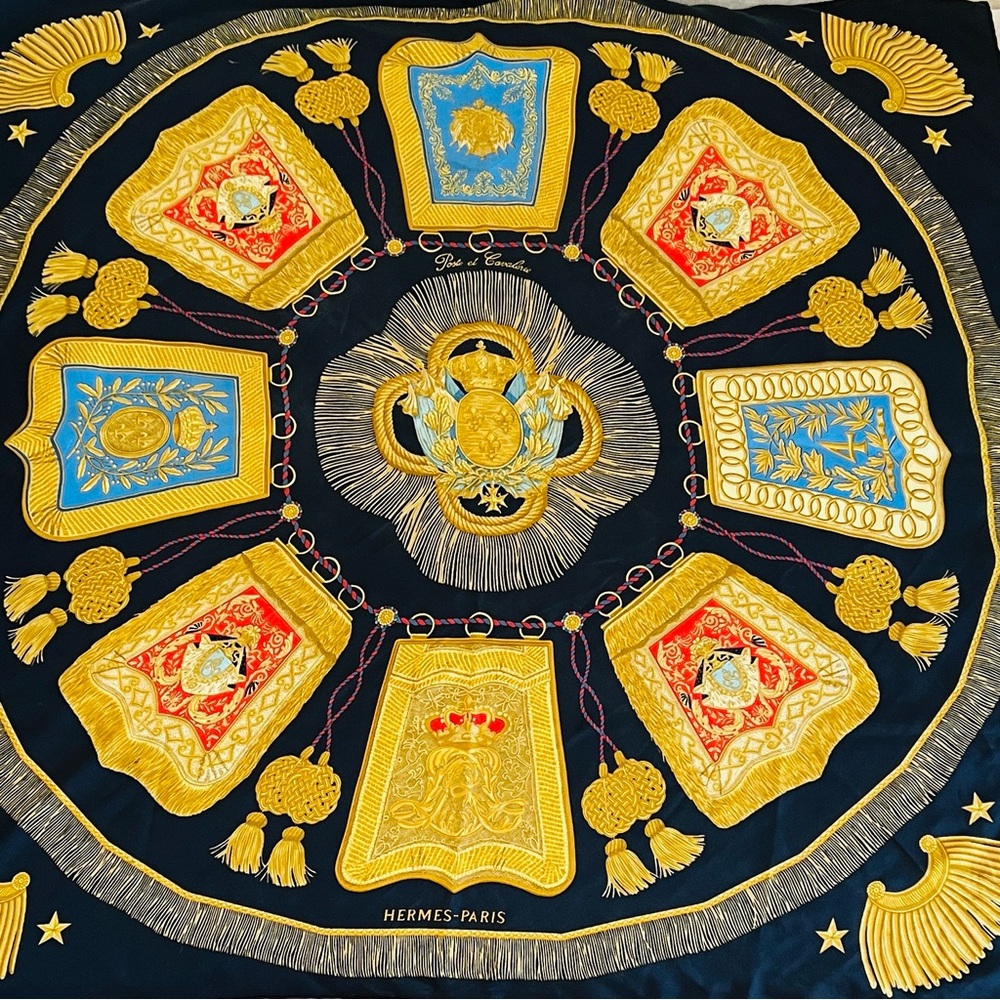 Hermes Scarf “Poste et Cavalerie”
